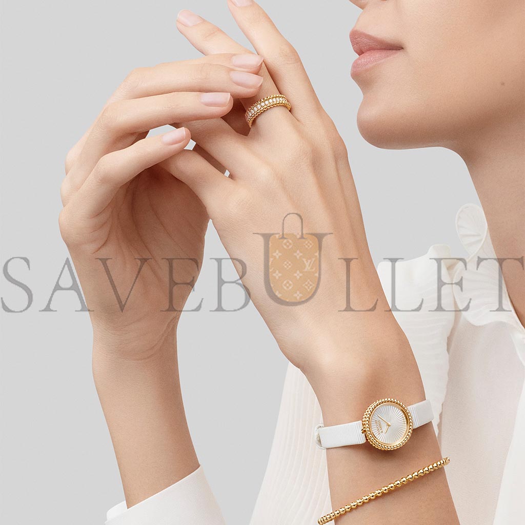 v*n cl*f arpels perlÉe Di*m*nds ring, 1 row - yellow gold, Di*m*nd  vcarp4e100